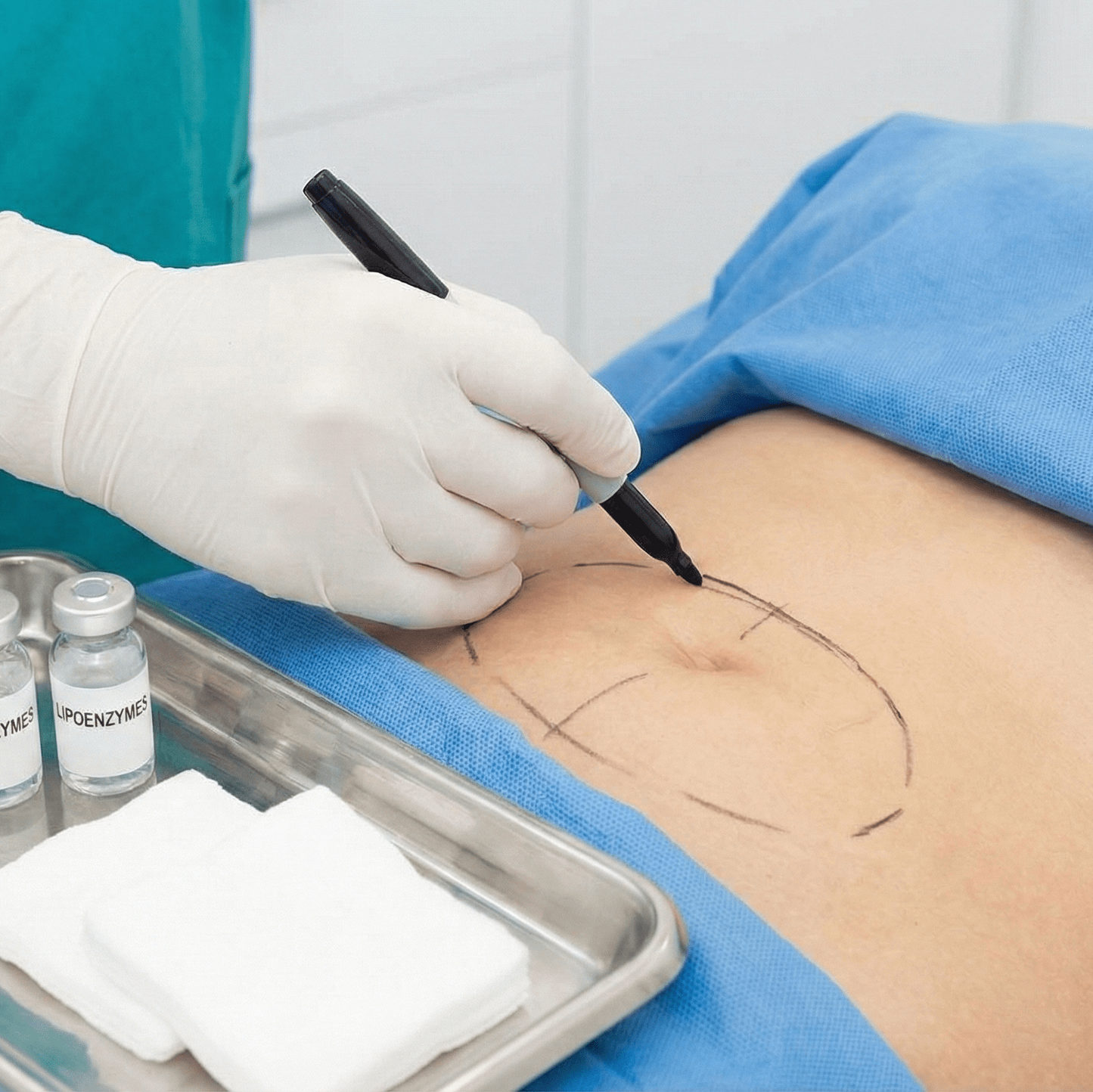 Lipoenzimas para grasa localizada