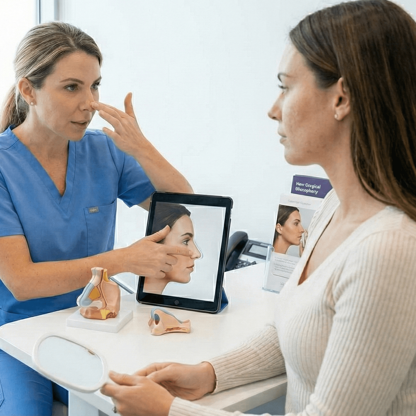 Rinomodelacion con Acido hialuronico